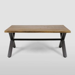 Sanibel Acacia Wood Coffee Table - Teak - Christopher Knight Home - 1 of 4