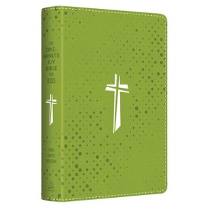 The One-Minute KJV Bible for Kids [Neon Green Cross] - by  Compiled by Barbour Staff (Leather Bound) - 1 of 1