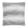 Chanasya Embossed Plush Faux Fur Throw Pillow Covers - 2- Piece - 18" x 18” - 3 of 4