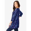 Jessica London Women's Plus Size Stretch Knit Swing Tunic - 4 of 4