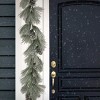 National Tree Company  7ft Snowy Long Needle Plastic Garland - 2 of 4