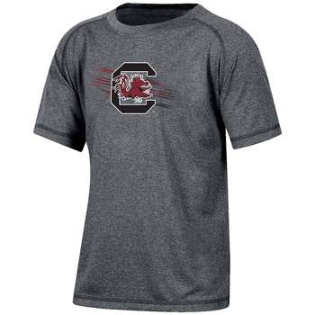 NCAA South Carolina Gamecocks Boys' Gray Poly T-Shirt