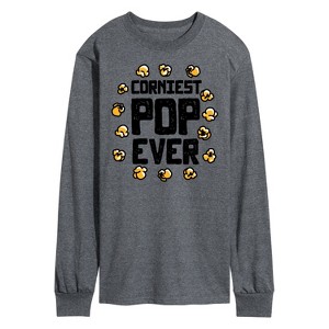 Men's - Instant Message - Corniest Pop Ever Long Sleeve Graphic T-Shirt - 1 of 4