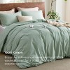 100% Washed Cotton Duvet Cover Minimalist Cotton Duvet Cover for All Seasons GentleSoft™ Plain Simple Bedding Set - 2 of 4