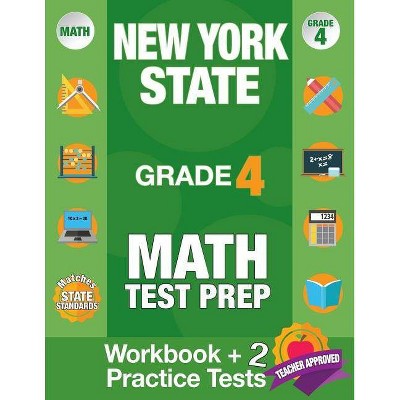 New York State Grade 4 Math Test Prep - by  Origins Publications (Paperback)