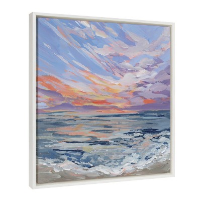 Virginia Nautical Digital Art on Canvas with White Frame