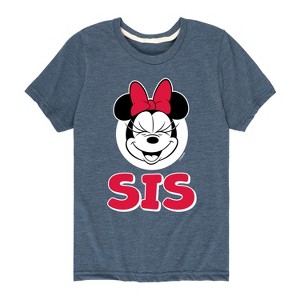 Girls' - Disney - Sibling Tee Short Sleeve Graphic T-Shirt - 1 of 4