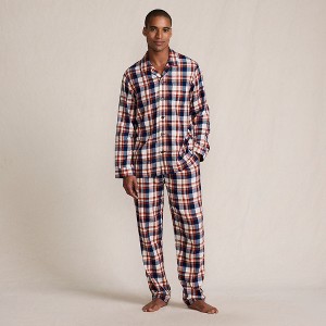 Lands' End Men's Flannel Pajama Set - 1 of 4
