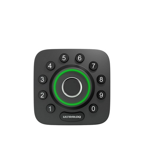 Ultraloq U-bolt Pro 6-in-1 Bluetooth Enabled Fingerprint And Keypad Smart  Deadbolt Door Lock Black : Target