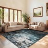 Washable Modern Abstract Living Room Rugs, Soft Non Slip Bedroom Dining Room Carpet, Stain Resistant Floor Rug for Kitchen Office - 4 of 4