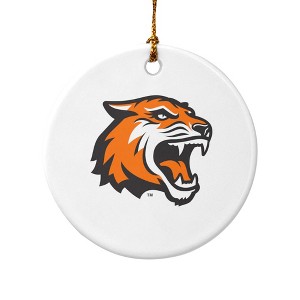 Rochester Institute of Technology Primary Logo Porcelain Holiday Christmas Tree Ornament  2.8" (7.1 cm) - 1 of 4