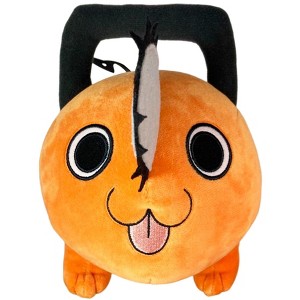 Great Eastern Entertainment Chainsaw Man - Pochita Stick Tongue Out Plush 8"H - 1 of 3
