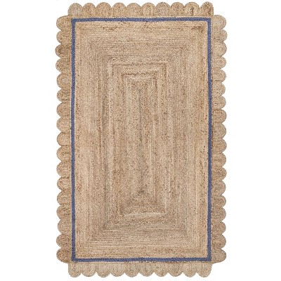 Nuloom Tera Petals Braided Jute Indoor Area Rug