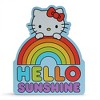 Silver Buffalo Sanrio Hello Kitty Rainbow Die-Cut Wooden Wall Art Sign | 8 x 7 Inches - 2 of 4