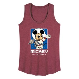 Women's - Disney - Retro Mickey Portrait Graphic Racerback Tank - 1 of 4