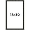 PosterPalooza | Antique Black Picture Frame - UV Acrylic, Foam Board Backing, Hanging Hardware - 2 of 4