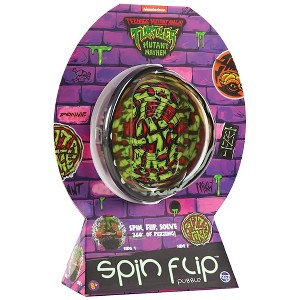 Spin Flip: Puzzle TMNT Pizza Time - 2-In-1: Double-Sided Puzzle,Ages 8+ - 1 of 4