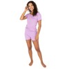 Leveret Womens Two Piece Short Cotton Pajamas - 2 of 4