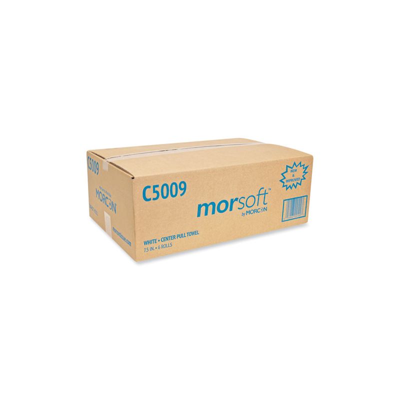 Morcon Tissue Morsoft Center-Pull Roll Towels, 2-Ply, 6.9" dia, 500 Sheets/Roll, 6 Rolls/Carton, 2 of 7