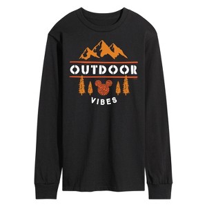 Men's - Disney - Outdoor Vibes Long Sleeve Graphic T-Shirt - 1 of 4