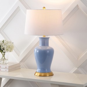 JONATHAN Y Julian 29" Traditional Classic Ceramic Urn LED Table Lamp - 1 of 4
