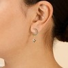SHINE by Sterling Forever Crescent & Star Drop Studs - 2 of 3