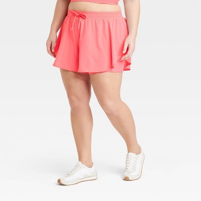 Women's Woven High-Rise Flutter Shorts 3" - All In Motion™