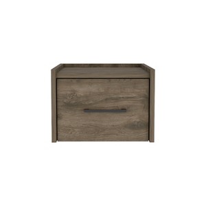 NicBex 13.2 inch Wide Floating Nightstand with 1 Drawer,Modern Wall-Mounted Side Table with Sleek Handle,Bedside Table for Bedroom,Living Room - 1 of 4