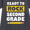 - Instant Message - Ready To Rock Second Grade Graphic Short Sleeve Fleece Dress - 2 of 4