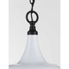 Progress Lighting Bastille Collection 1-Light Mini-Pendant, Steel, White Finish, Country Basket Shade - 3 of 4
