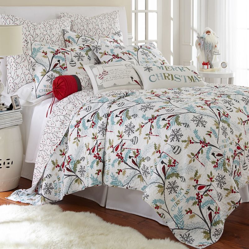 Holly Holiday Quilt Set - Levtex Home, 2 of 6