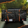Mockins 70"x30"x6" XXL Trailer Hitch Cargo Carrier Hitch Mount | 500lbs Cap. Hitch Basket with 40 CF Bag & Foldable Arm - 2 of 4