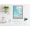 18" x 24" Blake Head in the Clouds by Dominique Vari Framed Printed Glass Gray - Kate & Laurel All Things Decor - 4 of 4