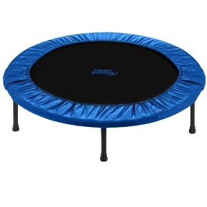 Machrus Upper Bounce Mini Trampoline for Adults & Kids - Fitness Rebounder Trampoline with Durable Jumping Mat, Portable & Foldable Workout Trampoline - 1 of 4