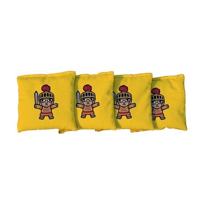 NCAA USC Trojans Corn-Filled Tokyodachi Cornhole Bags Yellow - 4pk