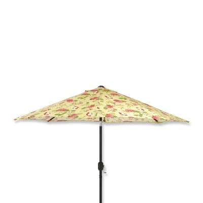 9' Outdoor/Indoor Patio Market Umbrella Risa Lemonade - Pillow Perfect