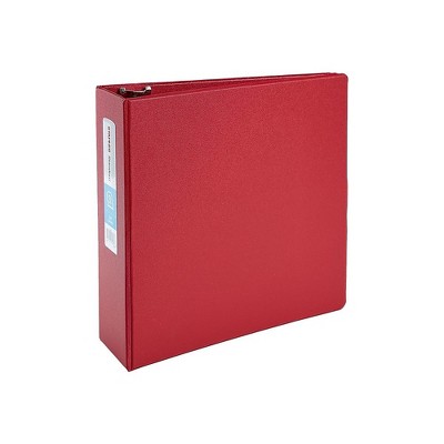 3" Staples Standard Binder with D-Rings Red 976165