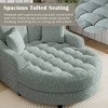 NicBex Oversized Chaise Lounge Sofa Couch with Tufted Seat & Detachable Pillows,Upholstered Sleeper Sofa for Living Room,Bedroom - 3 of 4