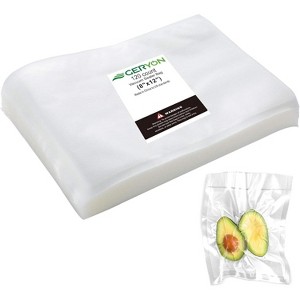 GERYON Vacuum Sealer Bags, 120 count 8"x12" Pre-Cut Food Sealer Bags Fit for Geryon and other Vacuum Sealer Machine - 1 of 4