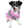 Pet Life (R) Snow Flake Cable-Knit Ribbed Fashion Turtle Neck Dog Sweater - 2 of 3