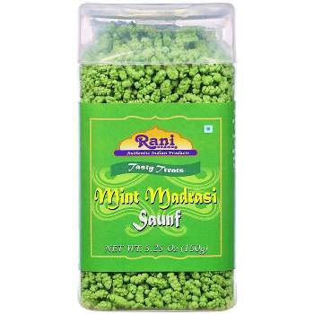 Mint Madrasi Saunf - 5.25oz (150g) - Rani Brand Authentic Indian Products