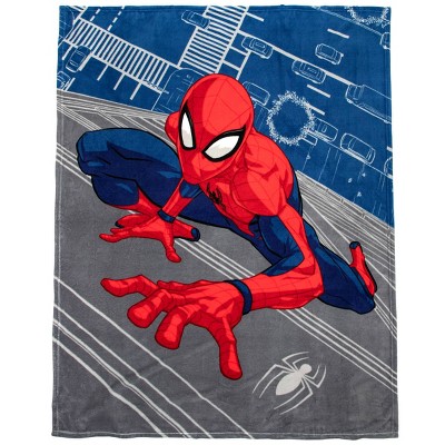 46&#34;x60&#34; Marvel Spider-Man Kids&#39; Throw Blanket_2