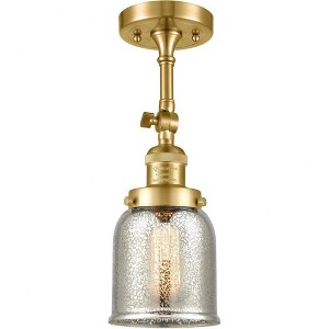 Innovations Lighting 1 - Light Semi-Flush Mount in  Satin Gold - 1 of 1