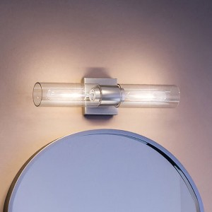 Urban Ambiance Luxury Cosmopolitan Bath Light 5''H x 20.375''W,  Brushed Nickel Finish,  Tustin Collection, UHP4050 - 1 of 4