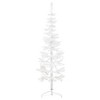 vidaXL Artificial Half Christmas Tree White - 70.9" - 2 of 4