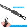 Unique Bargains Keys Whistle ID Card Holder Badge Lanyards with Metal Buckle - 4 of 4