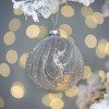 Whisen D3.9" Christmas Ball Ornaments, Glass Decorative Hanging Ball Christmas Tree Ornaments, Set of 6 - 3 of 4