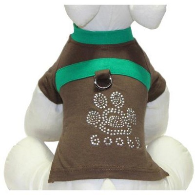 Gooby Pet Apparel Pet Shirt, Medium, Brown
