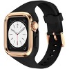 Worryfree Gadgets One Peice Silicone Band with Bumper Case for Apple Watch 38/40/41mm - 2 of 3