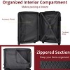 FONTOI 20 Inch Checked Luggage Expandable Hardshell Luggage Lightweight Durable Travel Large Suitcase with Wheels, Red 13.6"* 8.3"*21.5" - 4 of 4